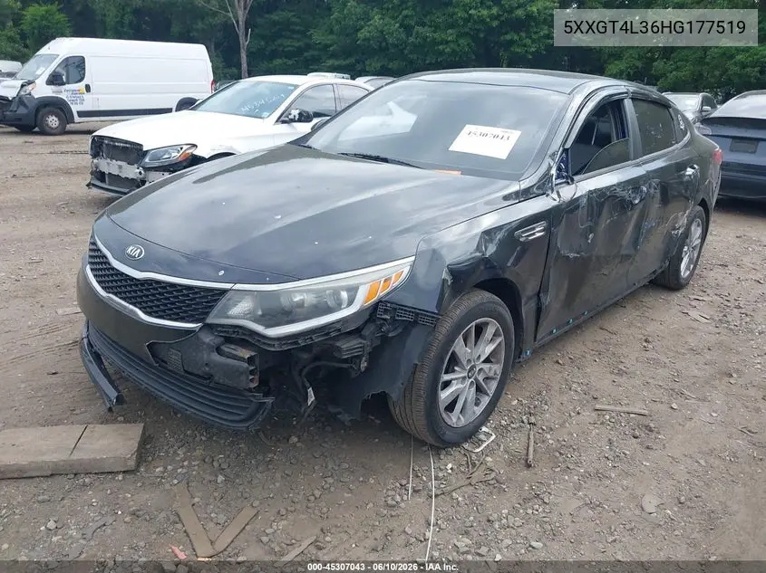 2017 Kia Optima Lx VIN: 5XXGT4L36HG177519 Lot: 45307043