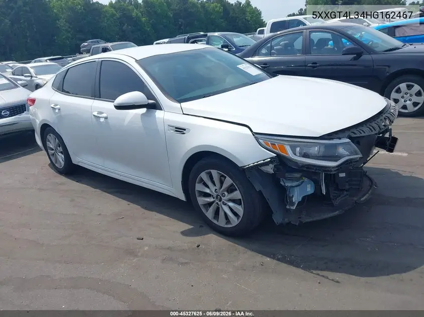2017 Kia Optima Lx VIN: 5XXGT4L34HG162467 Lot: 45327625