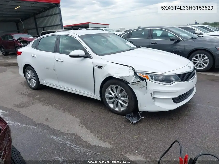 2017 Kia Optima Lx VIN: 5XXGT4L33HG153629 Lot: 45415453