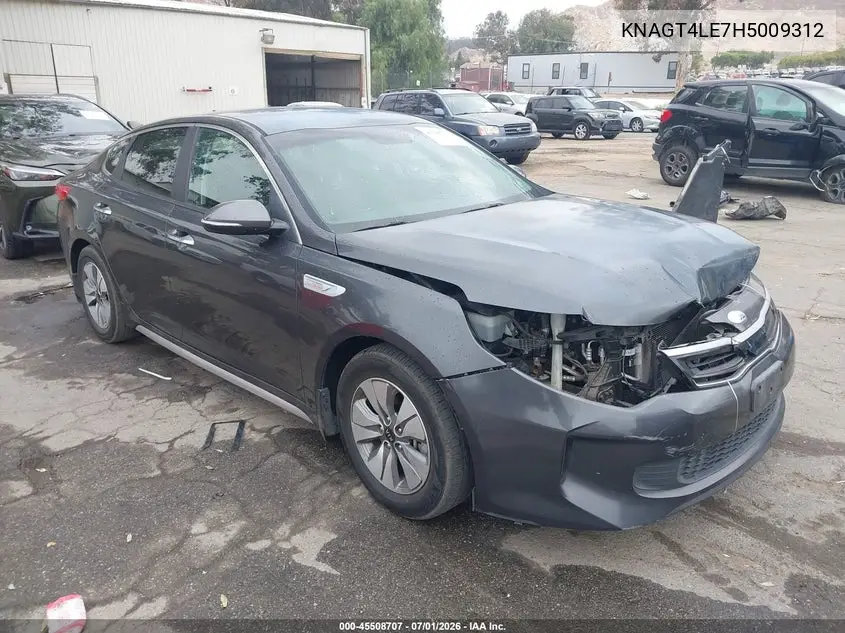 2017 Kia Optima Hybrid VIN: KNAGT4LE7H5009312 Lot: 45508707