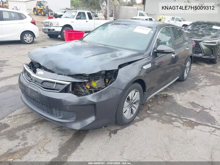 2017 Kia Optima Hybrid VIN: KNAGT4LE7H5009312 Lot: 45508707