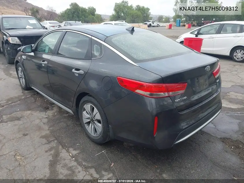 2017 Kia Optima Hybrid VIN: KNAGT4LE7H5009312 Lot: 45508707