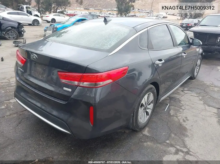 2017 Kia Optima Hybrid VIN: KNAGT4LE7H5009312 Lot: 45508707