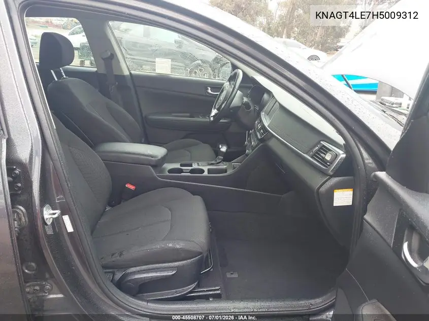 2017 Kia Optima Hybrid VIN: KNAGT4LE7H5009312 Lot: 45508707