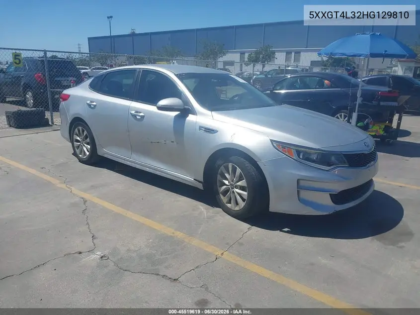 5XXGT4L32HG129810 2017 Kia Optima Lx