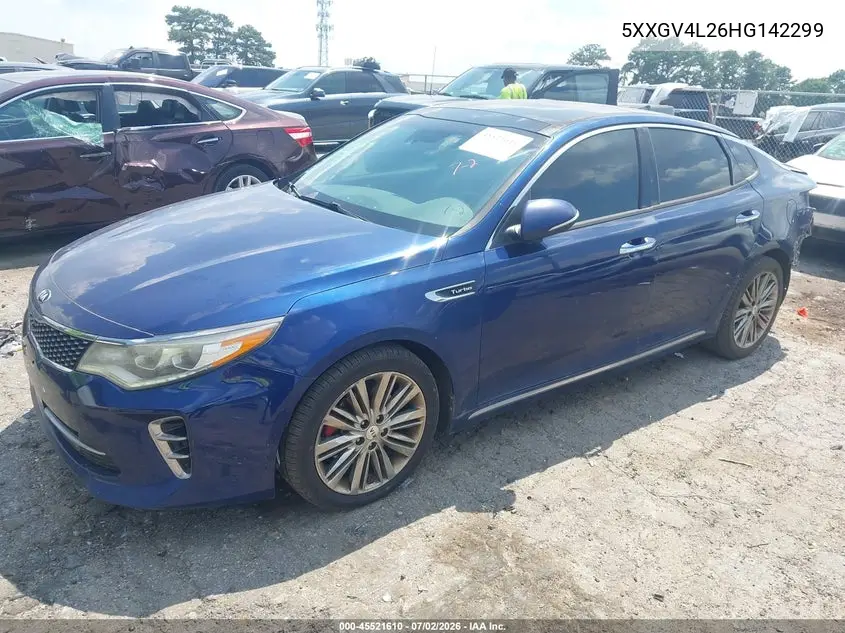 2017 Kia Optima Sxl Turbo VIN: 5XXGV4L26HG142299 Lot: 45521610