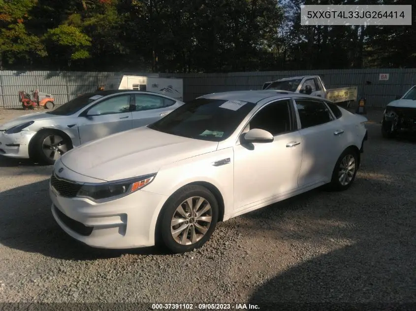 5XXGT4L33JG264414 2018 Kia Optima Lx