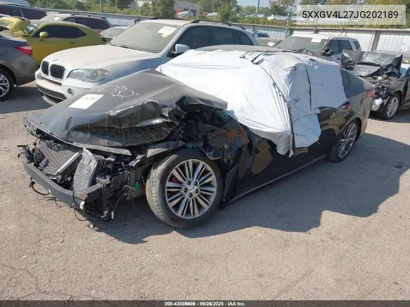 5XXGV4L27JG202189 2018 Kia Optima Sx Turbo