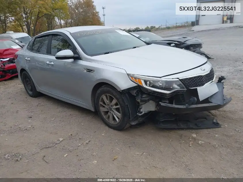 5XXGT4L32JG225541 2018 Kia Optima Lx