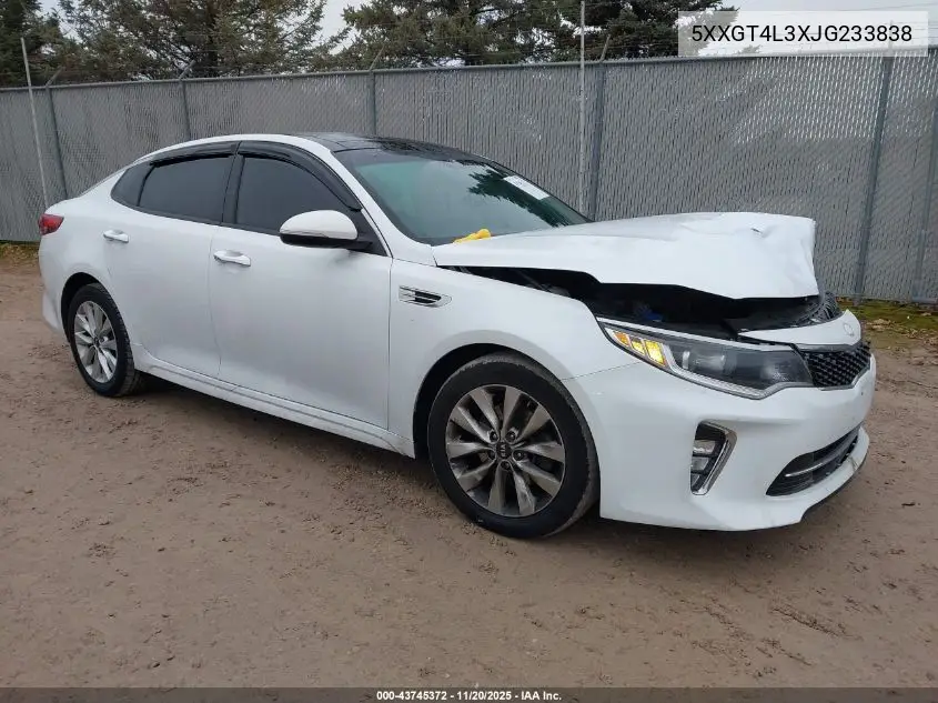 5XXGT4L3XJG233838 2018 Kia Optima S