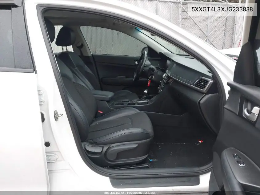 5XXGT4L3XJG233838 2018 Kia Optima S