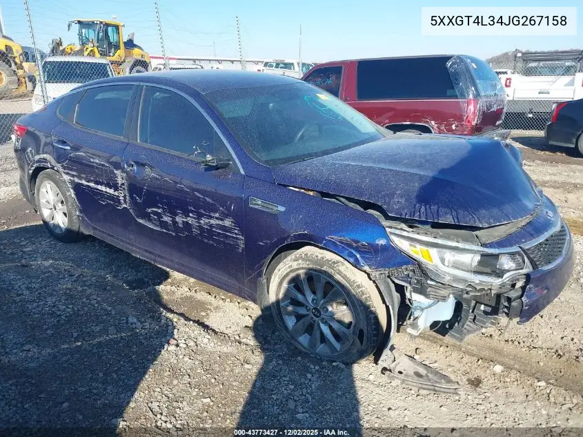 5XXGT4L34JG267158 2018 Kia Optima Lx