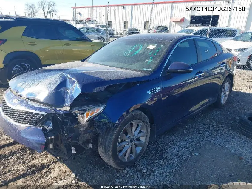 5XXGT4L34JG267158 2018 Kia Optima Lx