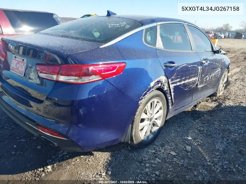 5XXGT4L34JG267158 2018 Kia Optima Lx