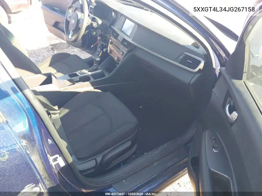 5XXGT4L34JG267158 2018 Kia Optima Lx