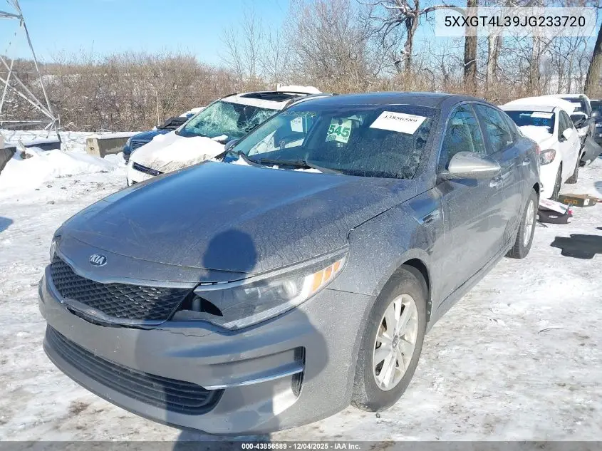 5XXGT4L39JG233720 2018 Kia Optima Lx