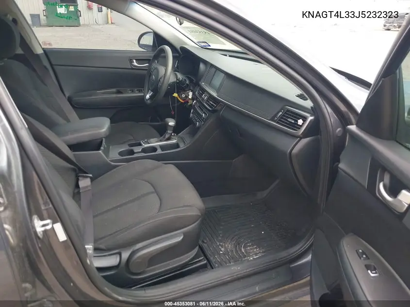 2018 Kia Optima Lx VIN: KNAGT4L33J5232323 Lot: 45353081