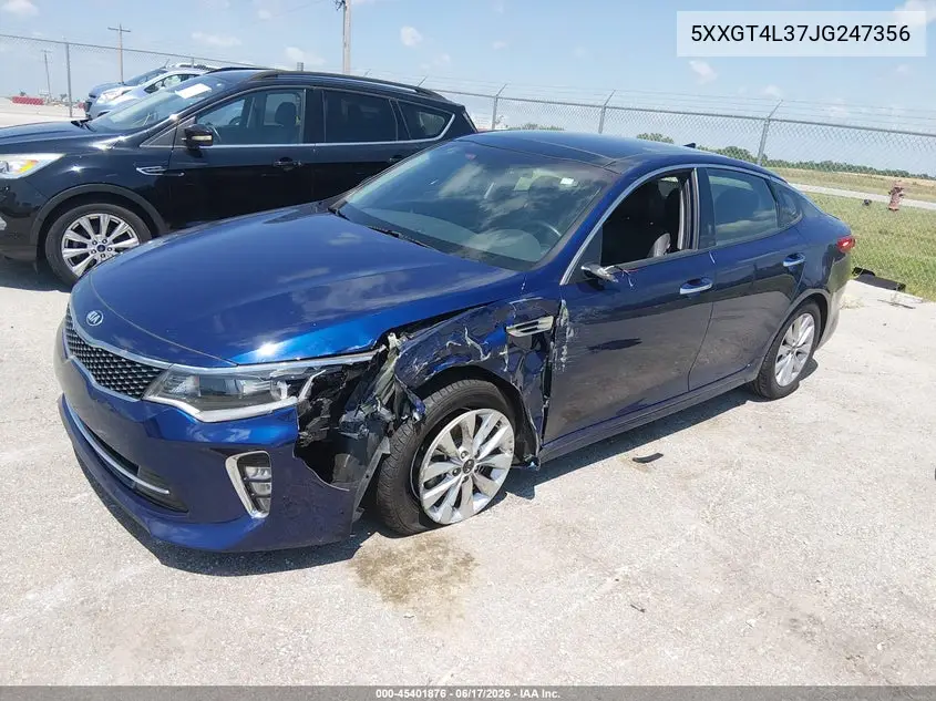2018 Kia Optima S VIN: 5XXGT4L37JG247356 Lot: 45401876