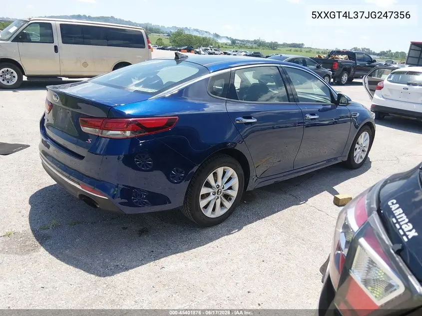 2018 Kia Optima S VIN: 5XXGT4L37JG247356 Lot: 45401876