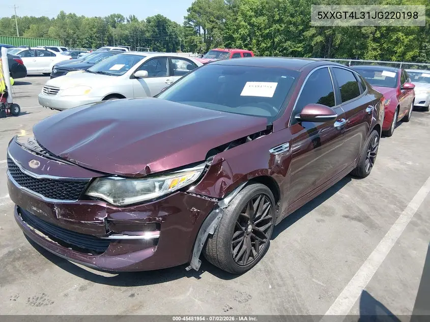 2018 Kia Optima Lx VIN: 5XXGT4L31JG220198 Lot: 45481954