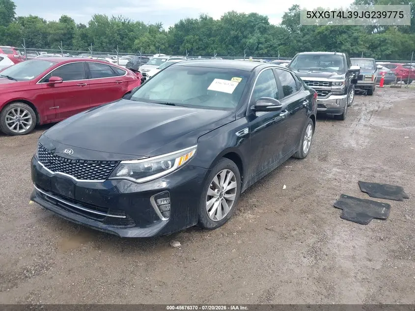 2018 Kia Optima S VIN: 5XXGT4L39JG239775 Lot: 45676370
