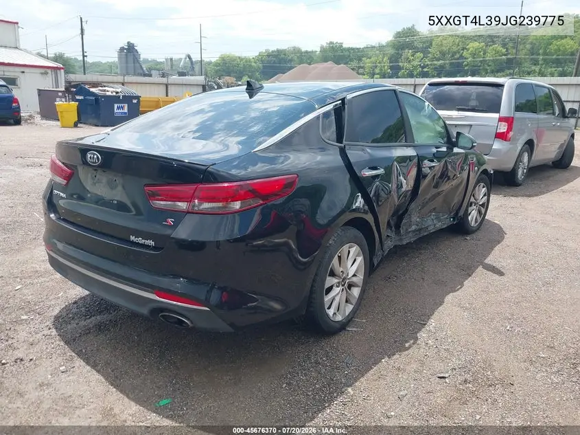 2018 Kia Optima S VIN: 5XXGT4L39JG239775 Lot: 45676370