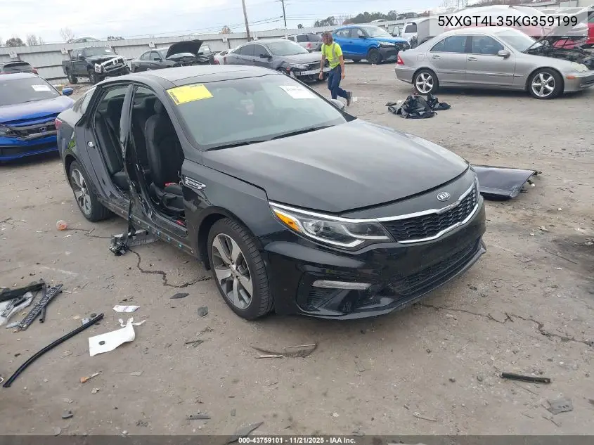 5XXGT4L35KG359199 2019 Kia Optima S