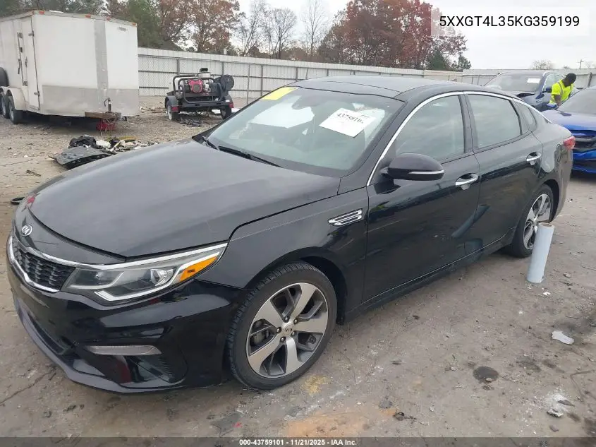 5XXGT4L35KG359199 2019 Kia Optima S