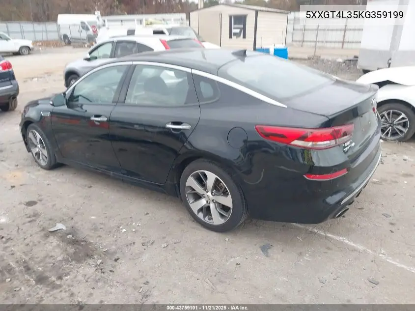 5XXGT4L35KG359199 2019 Kia Optima S