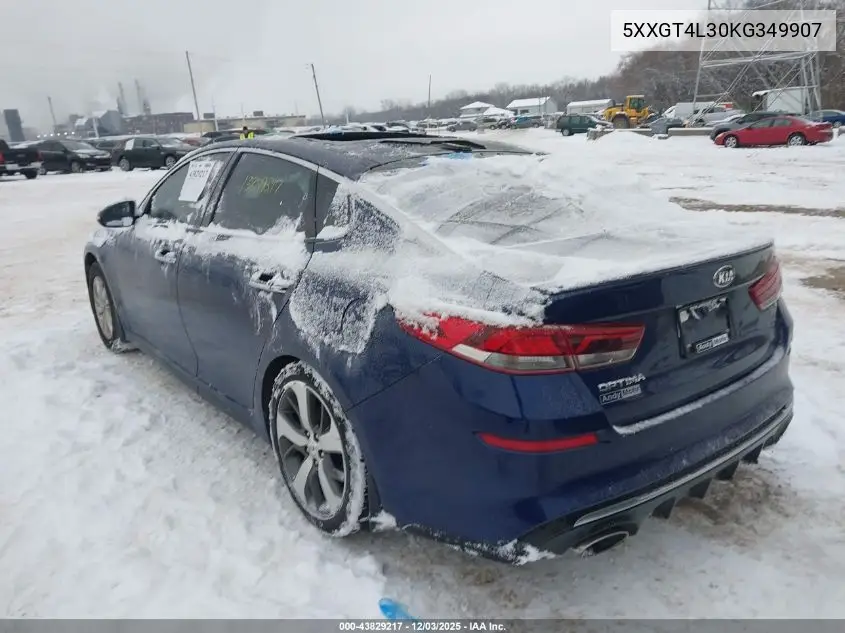 5XXGT4L30KG349907 2019 Kia Optima S