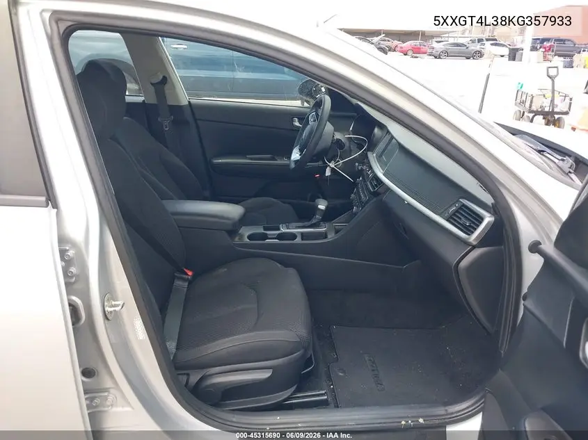 2019 Kia Optima Lx VIN: 5XXGT4L38KG357933 Lot: 45315690