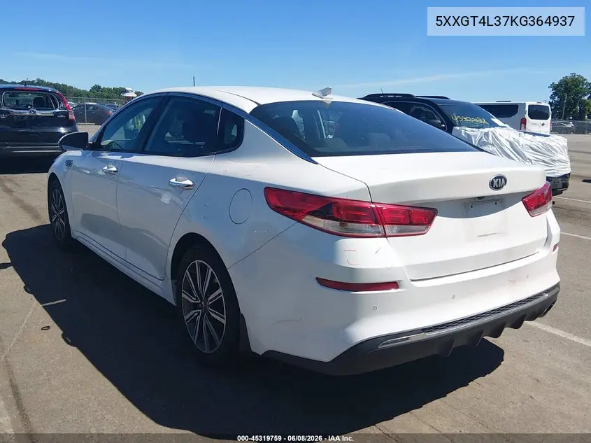2019 Kia Optima Lx VIN: 5XXGT4L37KG364937 Lot: 45319759
