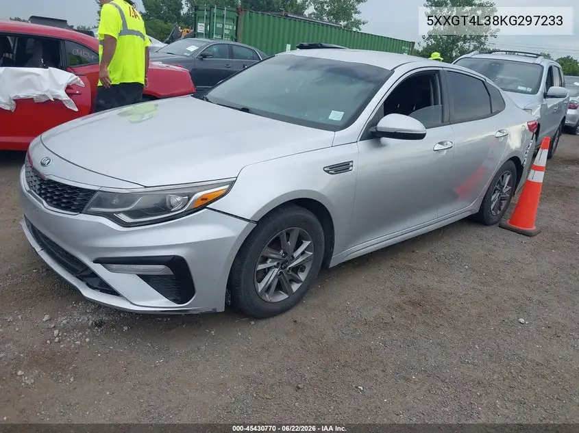 5XXGT4L38KG297233 2019 Kia Optima Lx