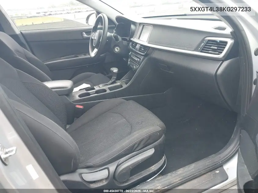 5XXGT4L38KG297233 2019 Kia Optima Lx