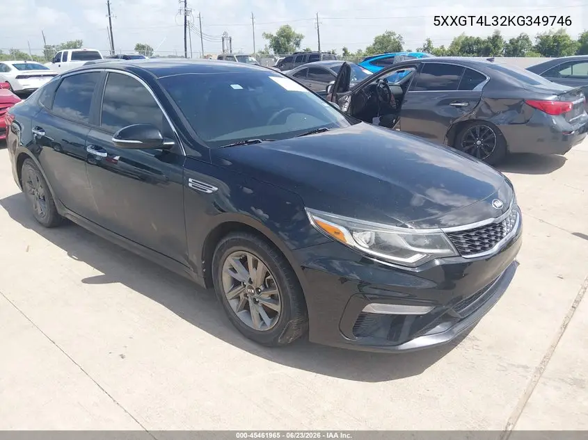 2019 Kia Optima Lx VIN: 5XXGT4L32KG349746 Lot: 45461965