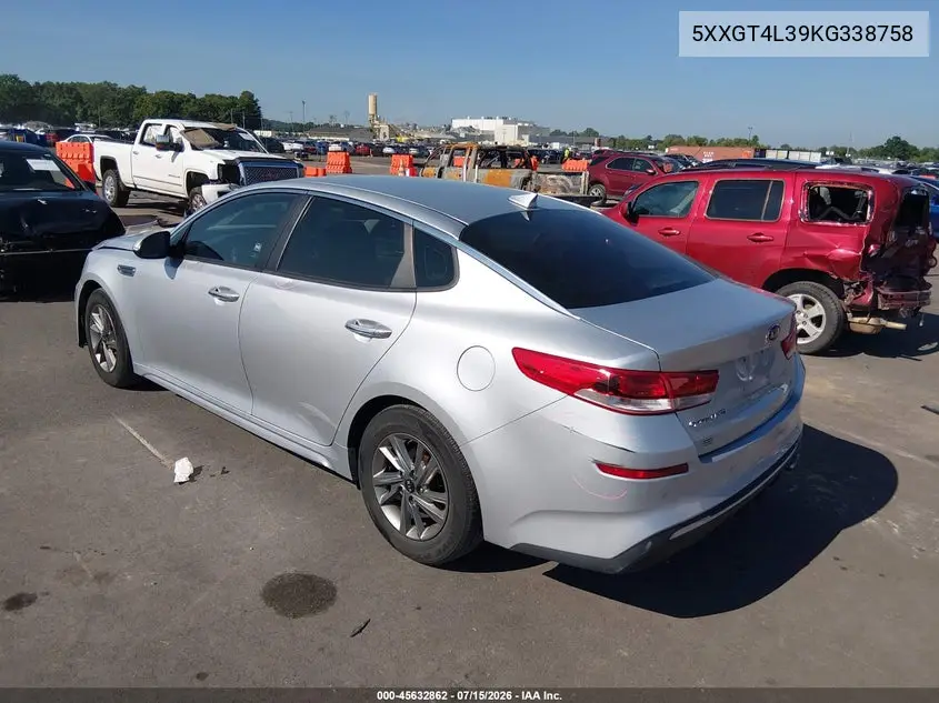 2019 Kia Optima Lx VIN: 5XXGT4L39KG338758 Lot: 45632862