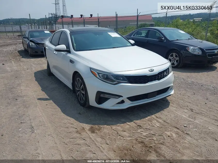 2019 Kia Optima Ex VIN: 5XXGU4L15KG330653 Lot: 45636074