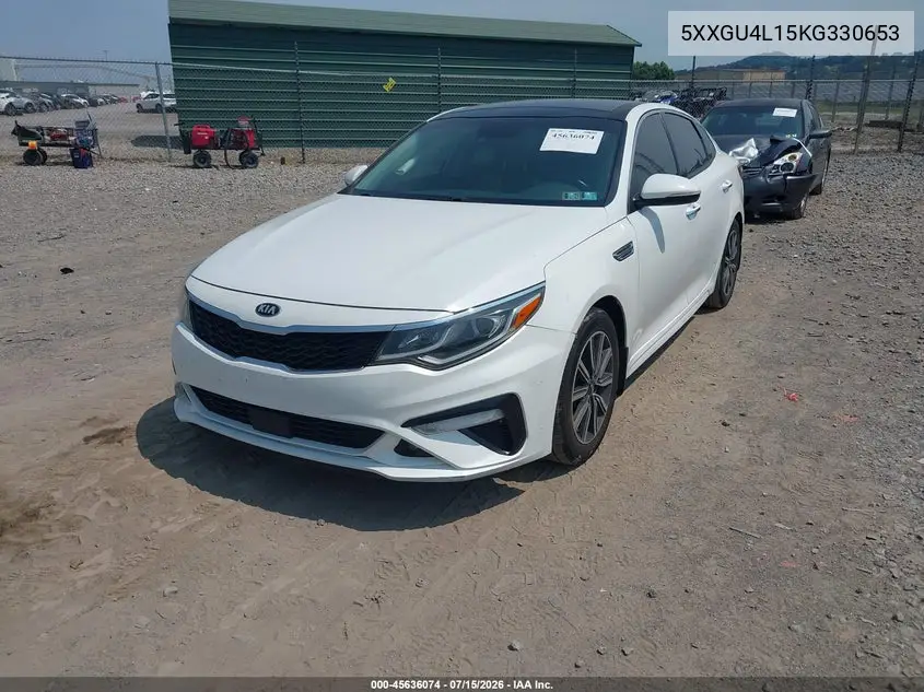 2019 Kia Optima Ex VIN: 5XXGU4L15KG330653 Lot: 45636074