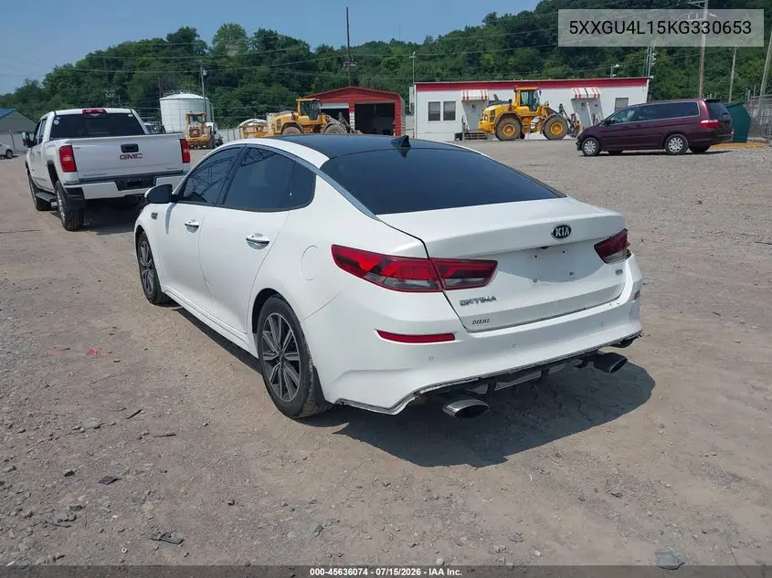 2019 Kia Optima Ex VIN: 5XXGU4L15KG330653 Lot: 45636074
