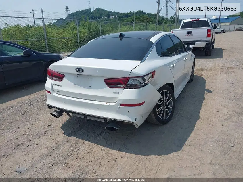 2019 Kia Optima Ex VIN: 5XXGU4L15KG330653 Lot: 45636074