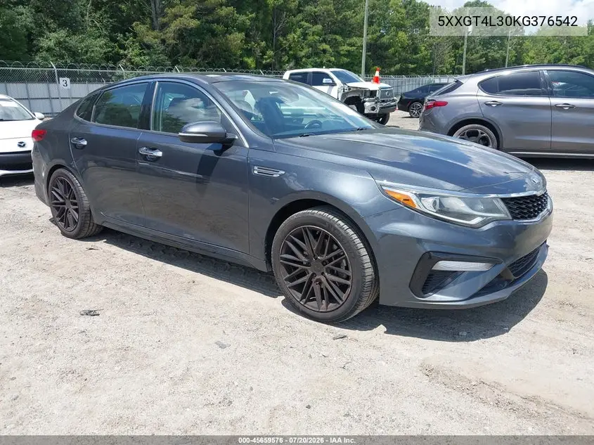2019 Kia Optima S VIN: 5XXGT4L30KG376542 Lot: 45659576