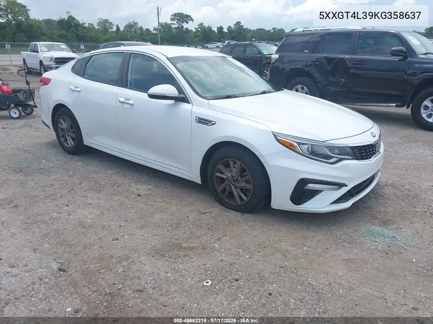 2019 Kia Optima Lx VIN: 5XXGT4L39KG358637 Lot: 45662218