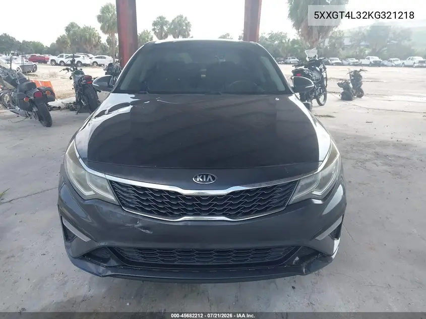 2019 Kia Optima Lx VIN: 5XXGT4L32KG321218 Lot: 45682212