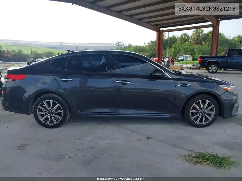 2019 Kia Optima Lx VIN: 5XXGT4L32KG321218 Lot: 45682212