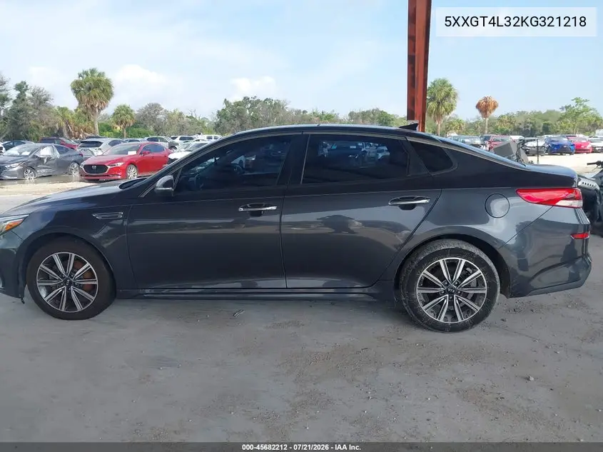 2019 Kia Optima Lx VIN: 5XXGT4L32KG321218 Lot: 45682212