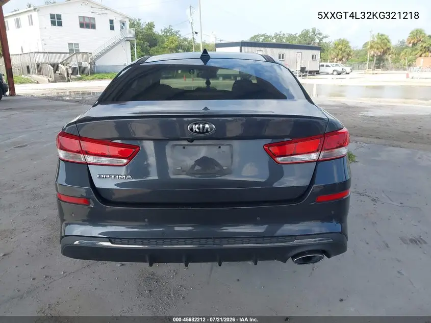 2019 Kia Optima Lx VIN: 5XXGT4L32KG321218 Lot: 45682212