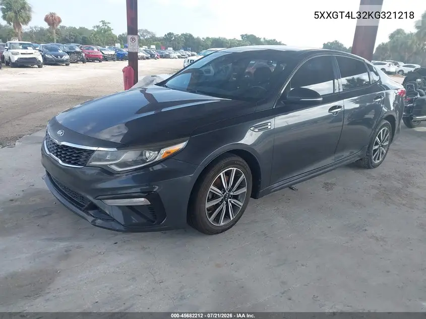 2019 Kia Optima Lx VIN: 5XXGT4L32KG321218 Lot: 45682212