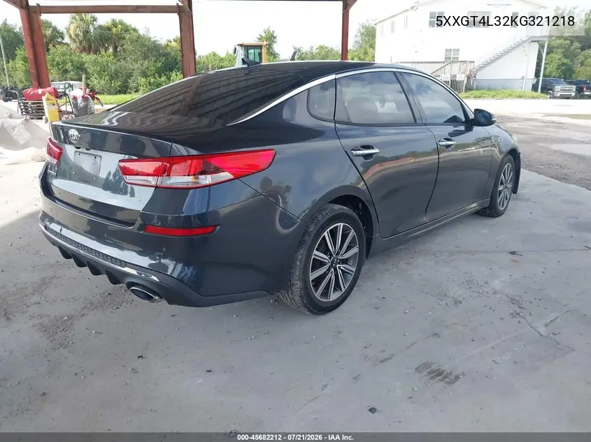 2019 Kia Optima Lx VIN: 5XXGT4L32KG321218 Lot: 45682212