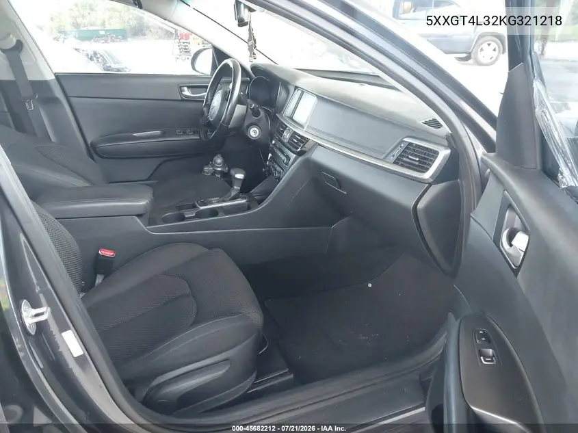 2019 Kia Optima Lx VIN: 5XXGT4L32KG321218 Lot: 45682212