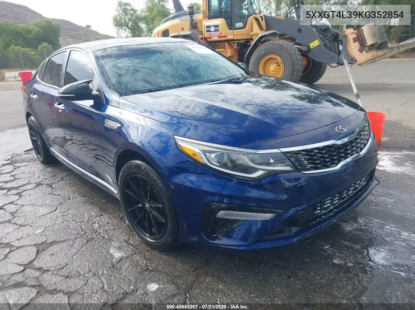 2019 Kia Optima Lx VIN: 5XXGT4L39KG352854 Lot: 45685207